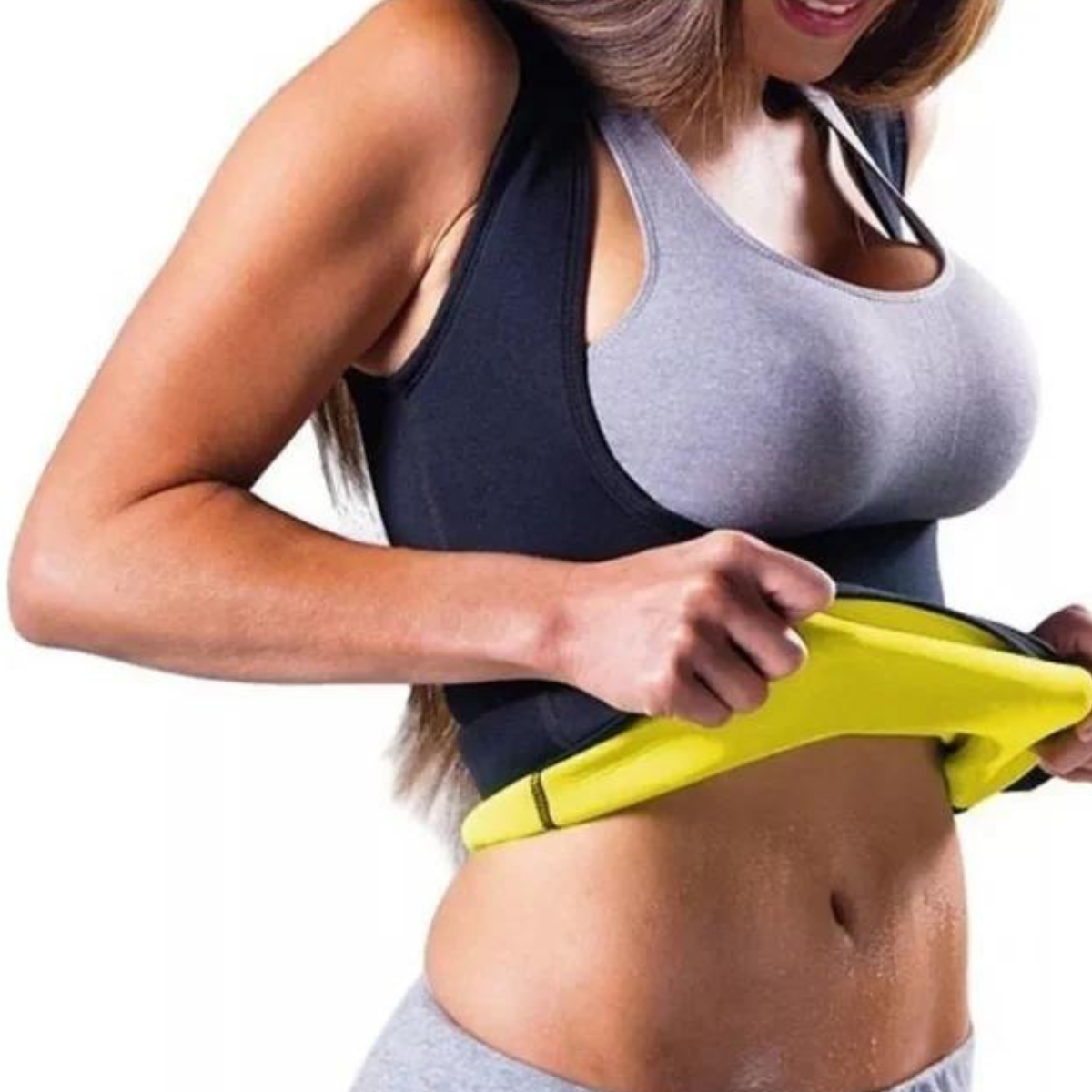 FAJA CHALECO SAUNA REDUCTORA PREMIUM- ELIMINA LA PANCITA Y EL ROLLITO