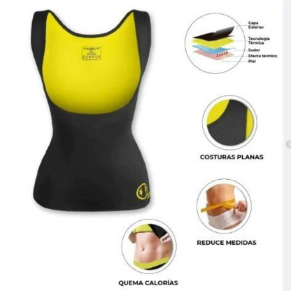 FAJA CHALECO SAUNA REDUCTORA PREMIUM- ELIMINA LA PANCITA Y EL ROLLITO