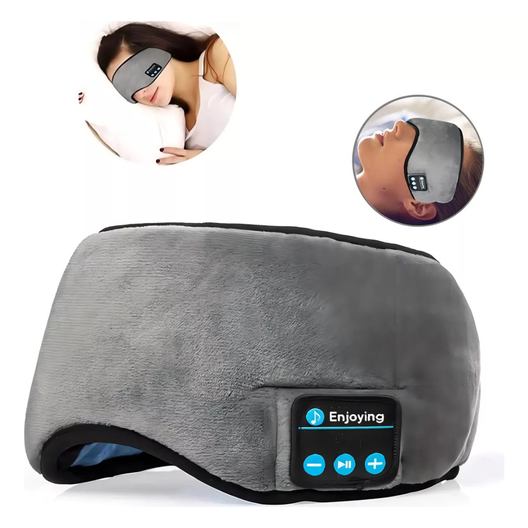 ANTIFAZ CON AUDÍFONOS PARA DORMIR CON TECNOLOGÍA BLUETOOTH DE ÚLTIMA GENERACIÓN