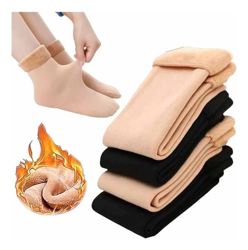 💯 🎁 CALCETINES TÉRMICOS DE POLAR 12 PARES (para el frío invierno)