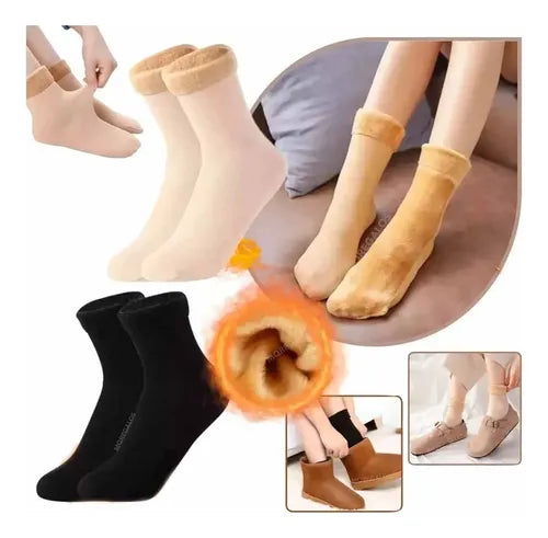 💯 🎁 CALCETINES TÉRMICOS DE POLAR 12 PARES (para el frío invierno)