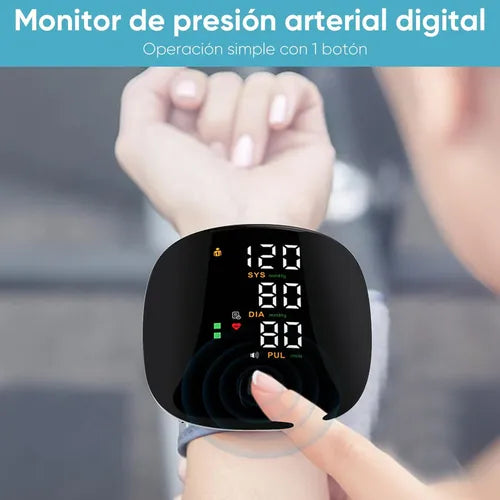 TENSIÓMETRO DE MUÑECA DIGITAL ¡ CUIDE SU SALUD DE FORMA FÁCIL!.
