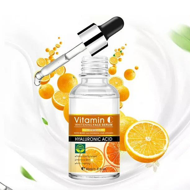 SERUM VITAMINA C CON ACIDO HIALURONICO ¡REJUVENECE TU PIEL!