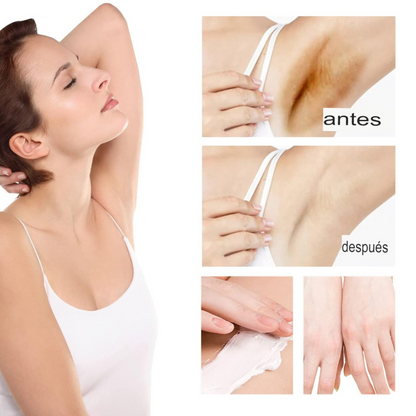 CREMA BLANQUEDORA ¡ACLARE SUS AXILAS, CODOS, CUELLO, RODILLAS ETC!!