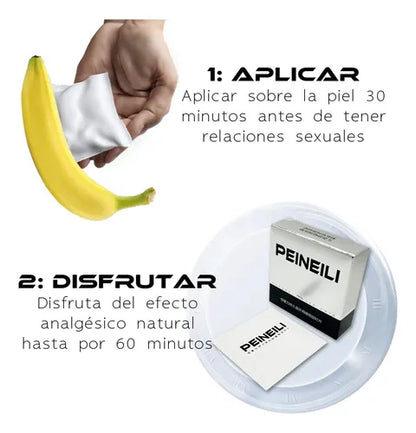 TOALLITAS RETARDANTE PARA HOMBRES PEINEILI ¡COMBATE LA EYACULACIÓN PRECOZ!