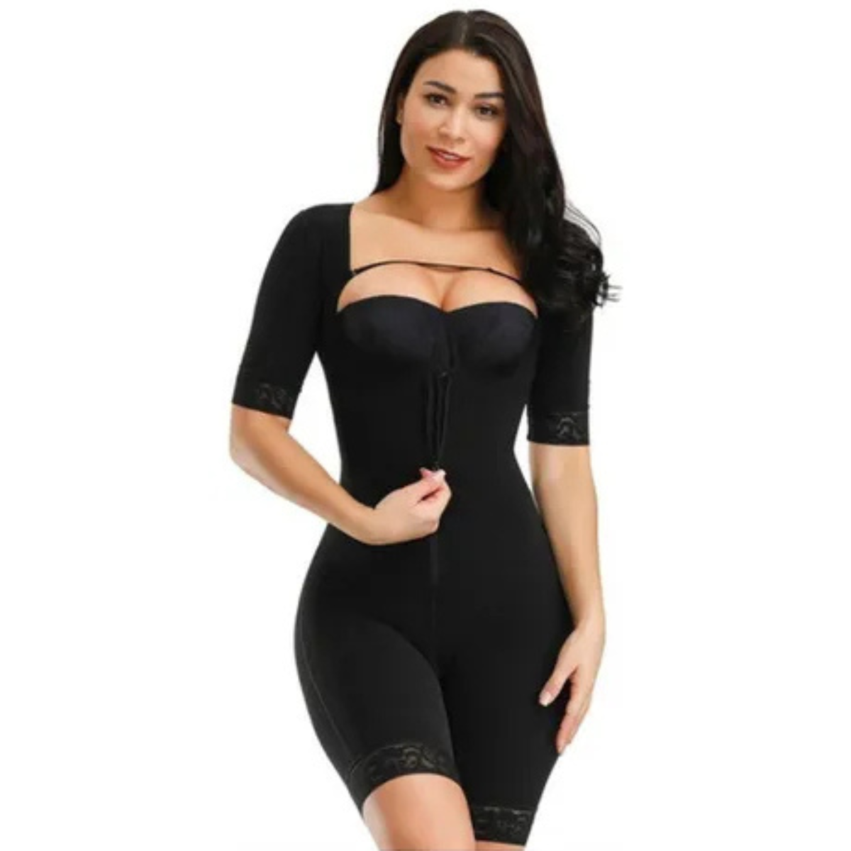 FAJA FULL COMPRESION BODY NEGRO POST-QUIRÚRGICA